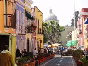 Puebla Mexico Streets Mexican car insurance at MexicanInsuranceStore.com
