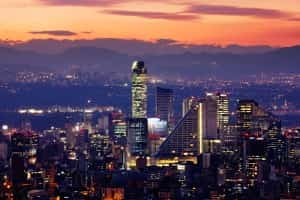 Mexico City skyline Mexico auto insurance with MexicanInsuranceStore.com