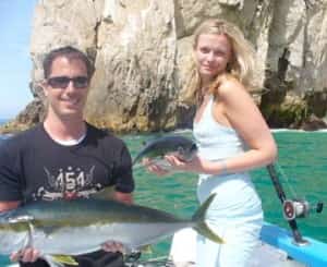 La Paz pangas swimming in roosterfish Mexican Insurance for Canadians