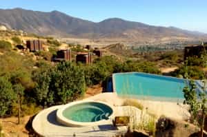 Baja California, hotel and spa, wine fields in the distance Mexican insurance from MexicanInsuranceStore.com