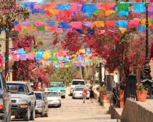 Street view, Todos Santos Mexican insurance for Canadians