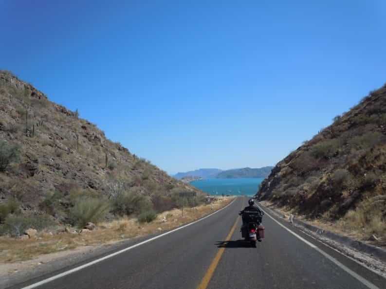 Scenic road, Loreto Mexico insurance from MexicanInsuranceStore.com