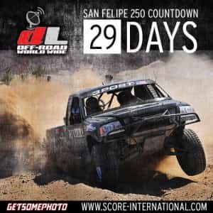 San Felipe 250 countdown Mexican insurance from MexicanInsuranceStore.com