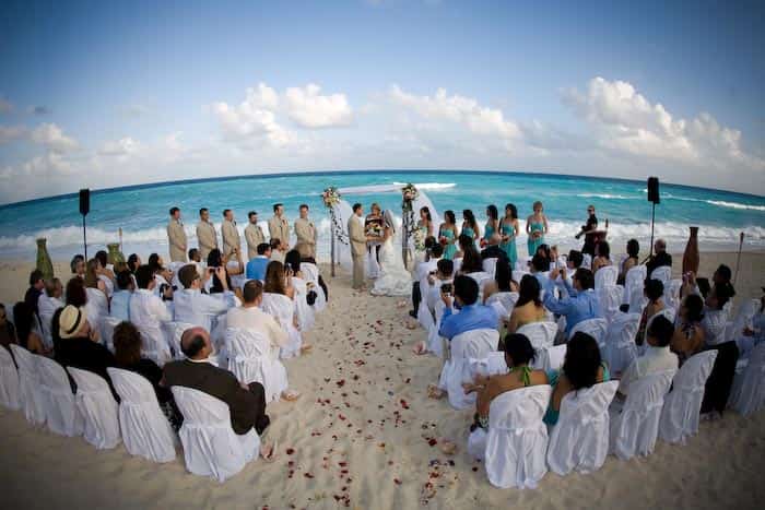 Wedding Ceremony, Cancun Mexico insurance by MexicanInsuranceStore.com