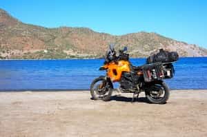 BMW Rig in Baja Mexican Motorcycle Insurance