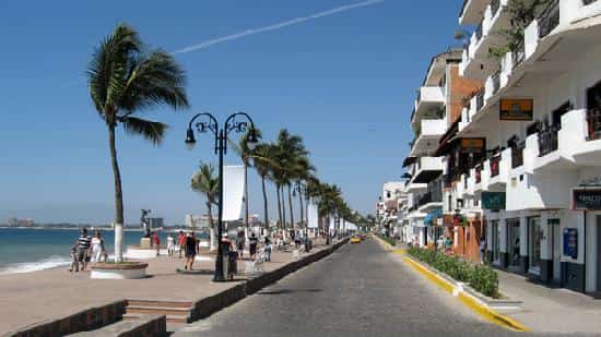 ocean street, Puerto Vallarta Mexican auto insurance at MexicanInsuranceStore.com