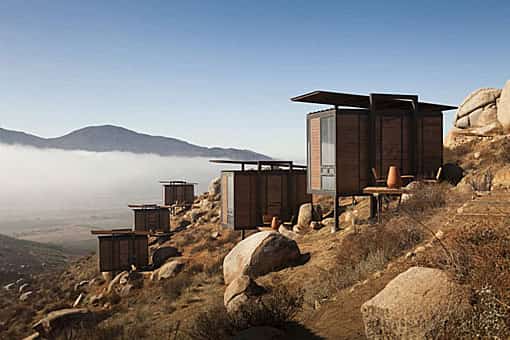 Eco friendly cabins, Baja wine country Mexican insurance for Canada