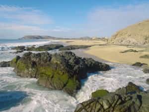 Wild Pacific Coastline Near Todos Santos Mexican Auto Insurance by Mexican Insurance Store