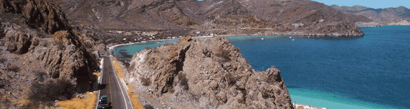 Baja California, scenic road Mexican Insurance Coverage from Mexican Insurance Store