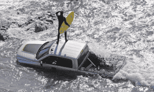 2014 Ram Power Wagon Get's Stuck In Sea - Total Loss Mexican Insurance Policy
