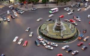 Traffic Circle in Mexico Mexico insurance for driving