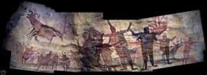 Part of an ancient rock painting in Gardner Cave, a.k.a. Cueva Pintada Mexican Insurance Online