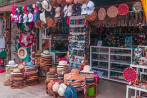 Store of Mexican souvenirs